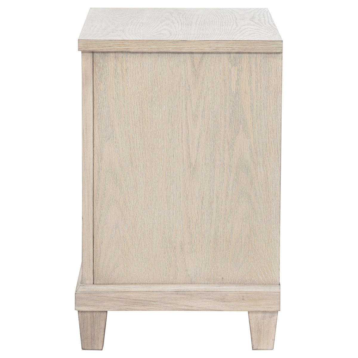 Pembroke 2-drawer Nightstand Bedside Table Washed Oak