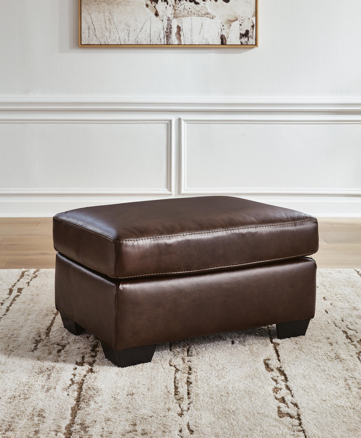 Santorine Ottoman Leather