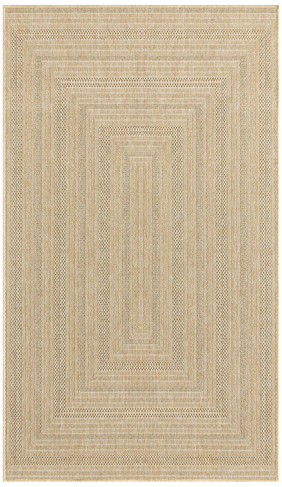 Tulum TLM04 Taupe Grey Rug - Rectangle