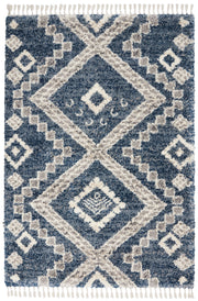 Oslo Shag OSL02 Denim Blue Rug - Rectangle