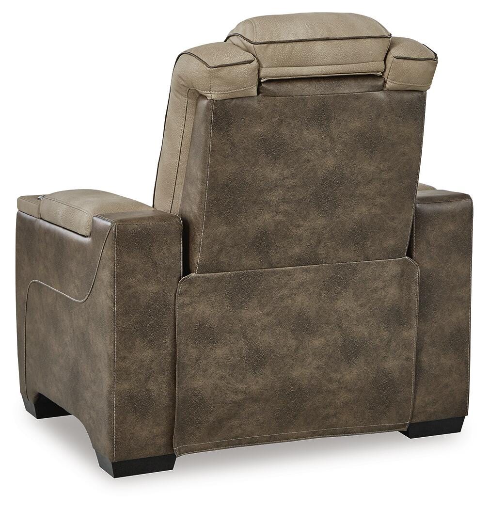 Next-Gen Durapella PWR Recliner/ADJ Headrest Faux Leather