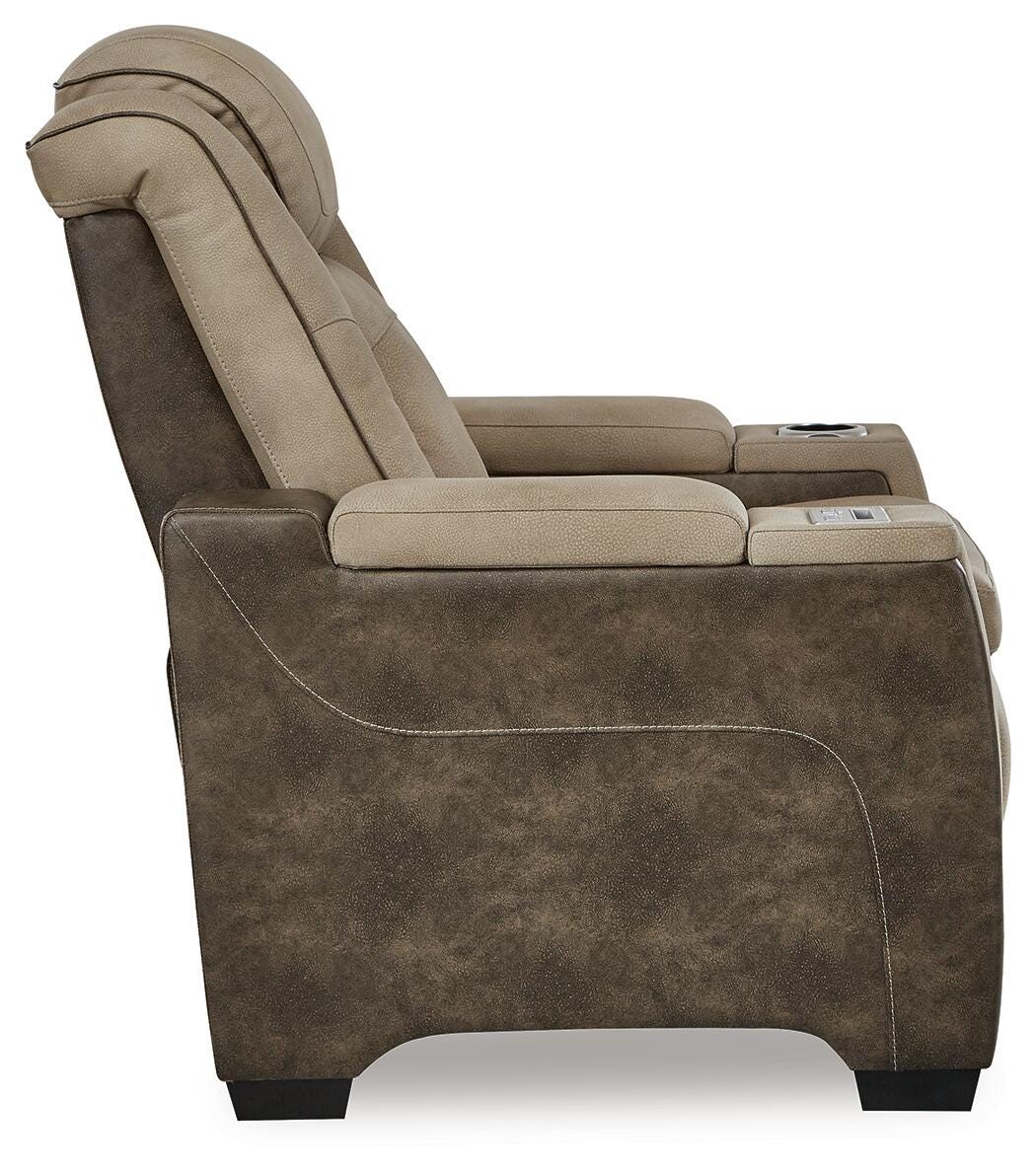 Next-Gen Durapella PWR Recliner/ADJ Headrest Faux Leather