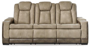 Next-Gen Durapella PWR REC Sofa with ADJ Headrest Faux Leather