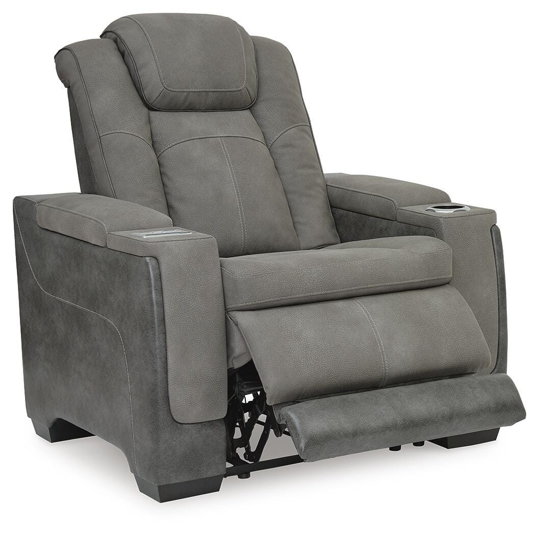 Next-Gen Durapella PWR Recliner/ADJ Headrest Faux Leather