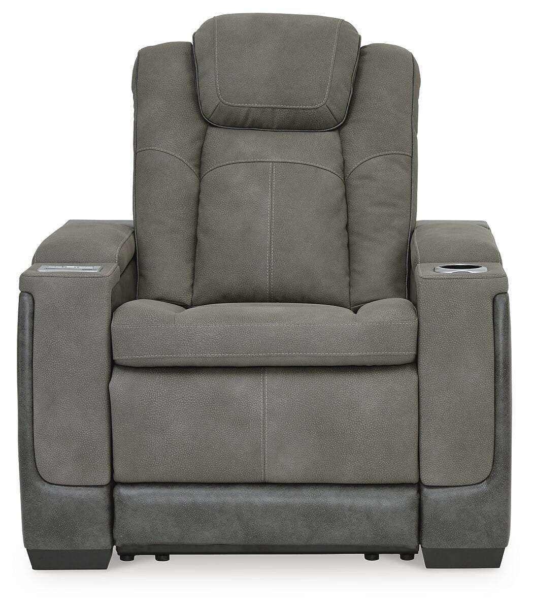 Next-Gen Durapella PWR Recliner/ADJ Headrest Faux Leather