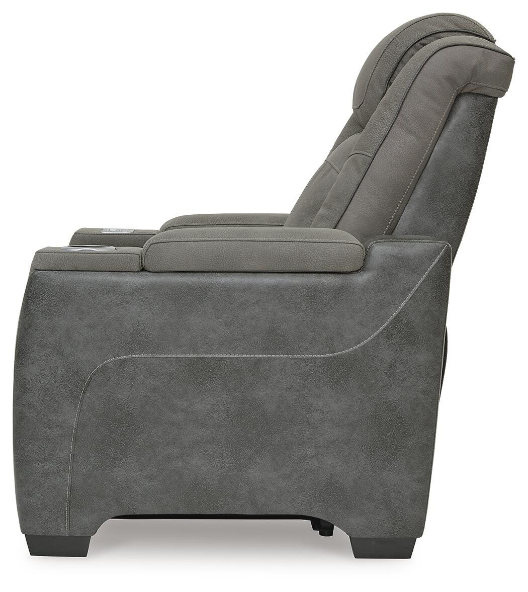 Next-Gen Durapella PWR Recliner/ADJ Headrest Faux Leather