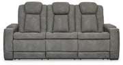 Next-Gen Durapella PWR REC Sofa with ADJ Headrest Faux Leather
