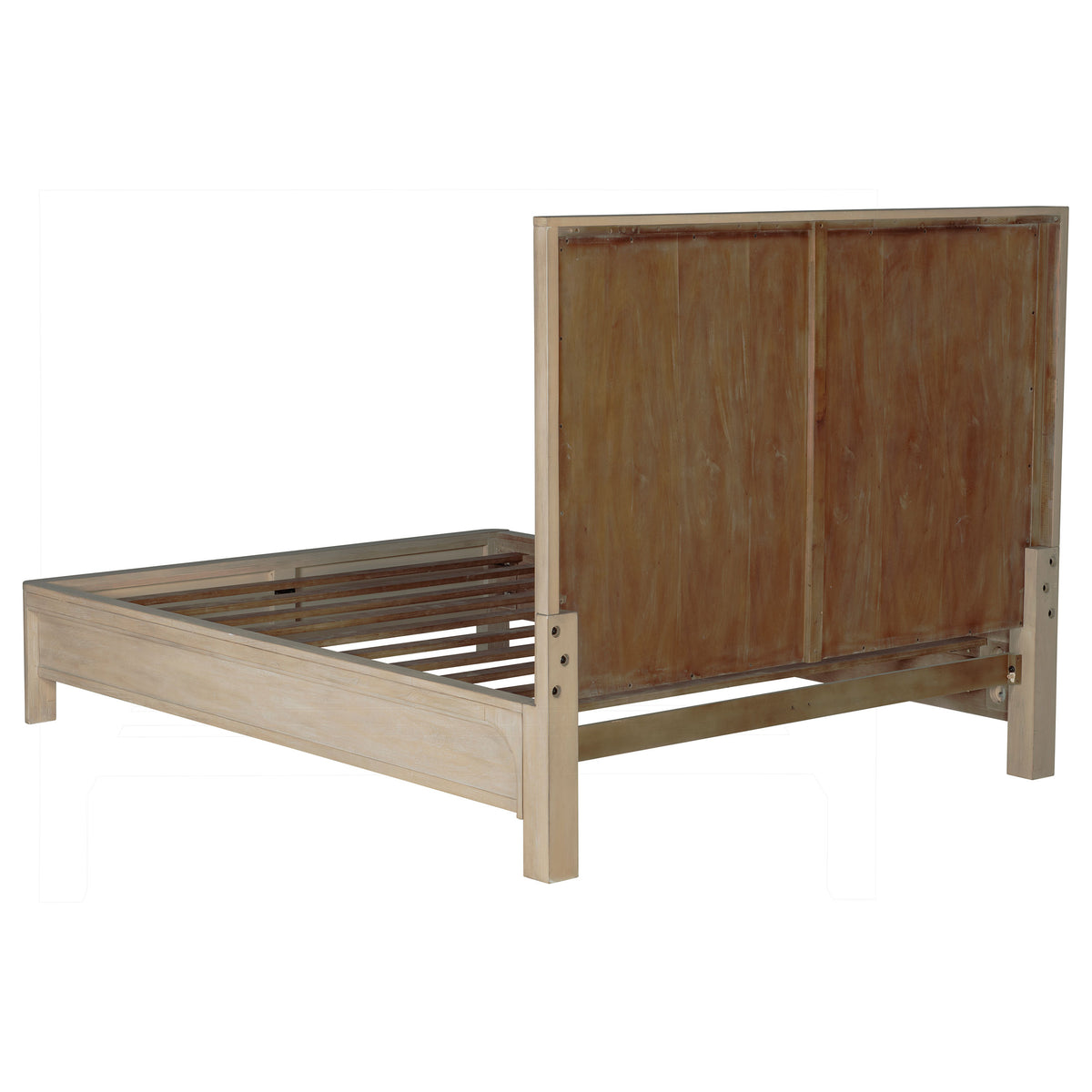 Solano 4-piece Bedroom Set Weathered Mango with 56-inch Panel Bed - Eastern King