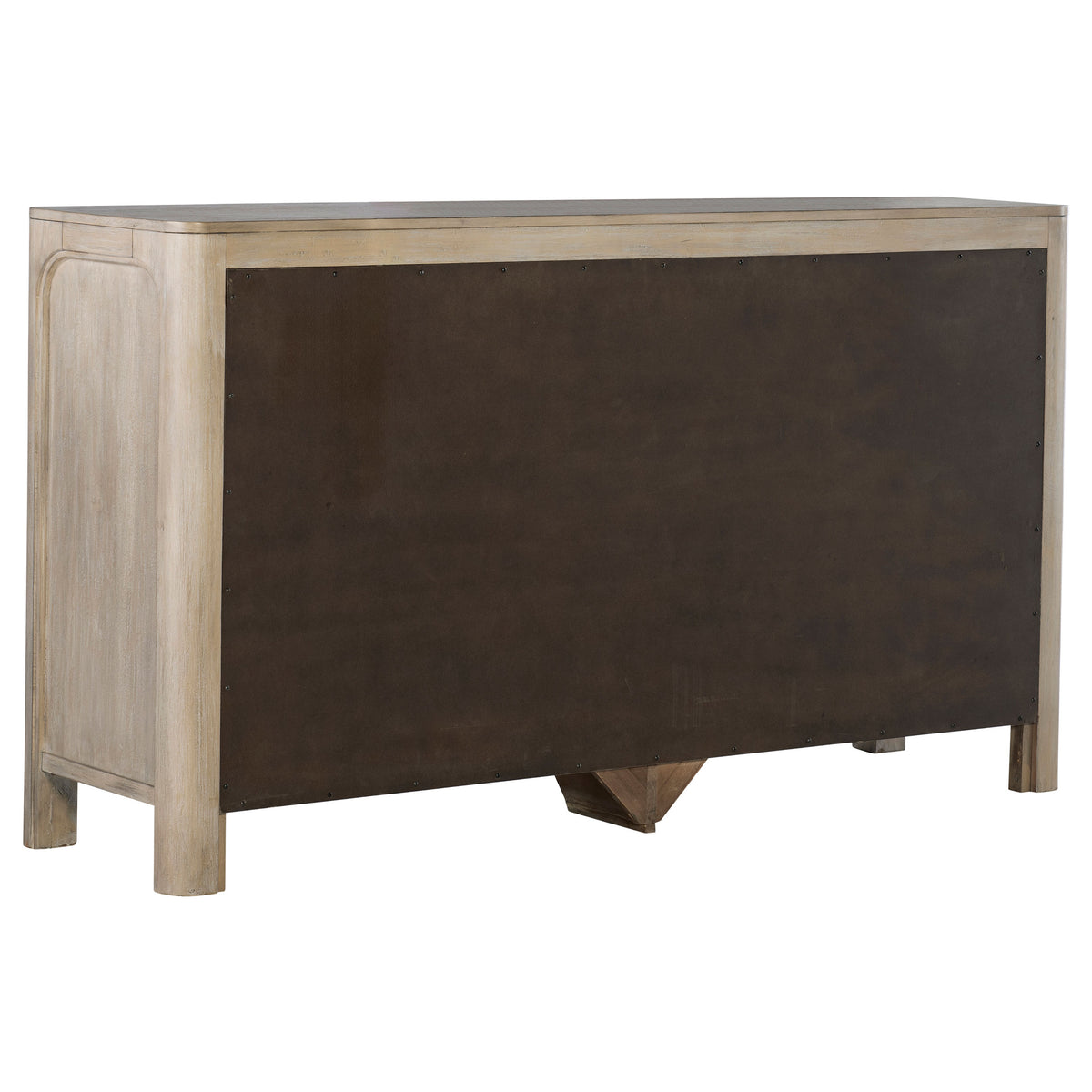 Solano 4-piece Bedroom Set Weathered Mango with 56-inch Panel Bed - Eastern King