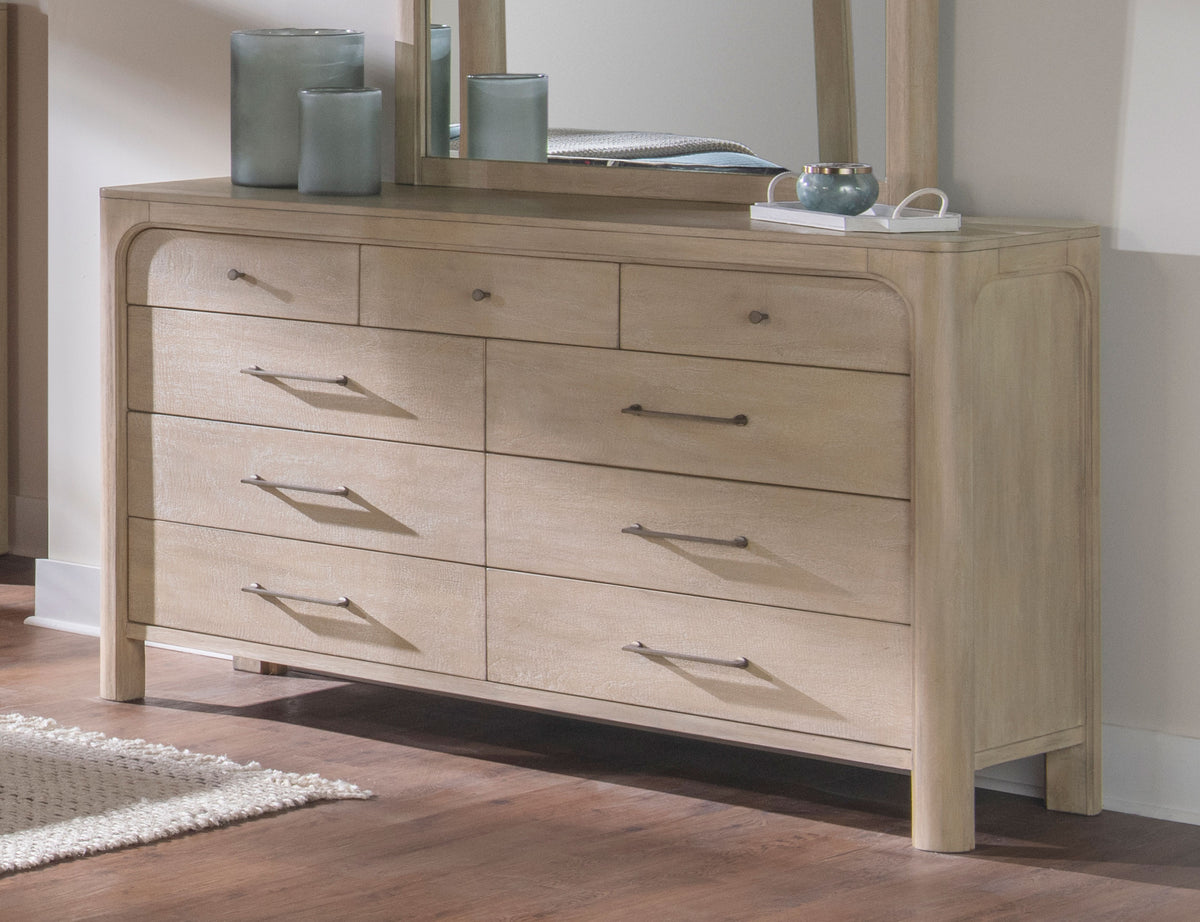 Solano 9-drawer Bedroom Dresser Weathered Mango - Without Mirror