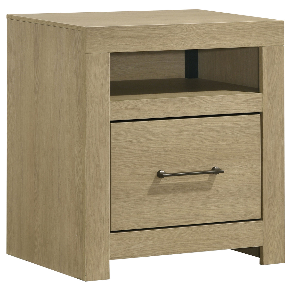 Hendricks 5-piece Bedroom Set Light Oak with Bookcase Headboard Platform Bed - California King