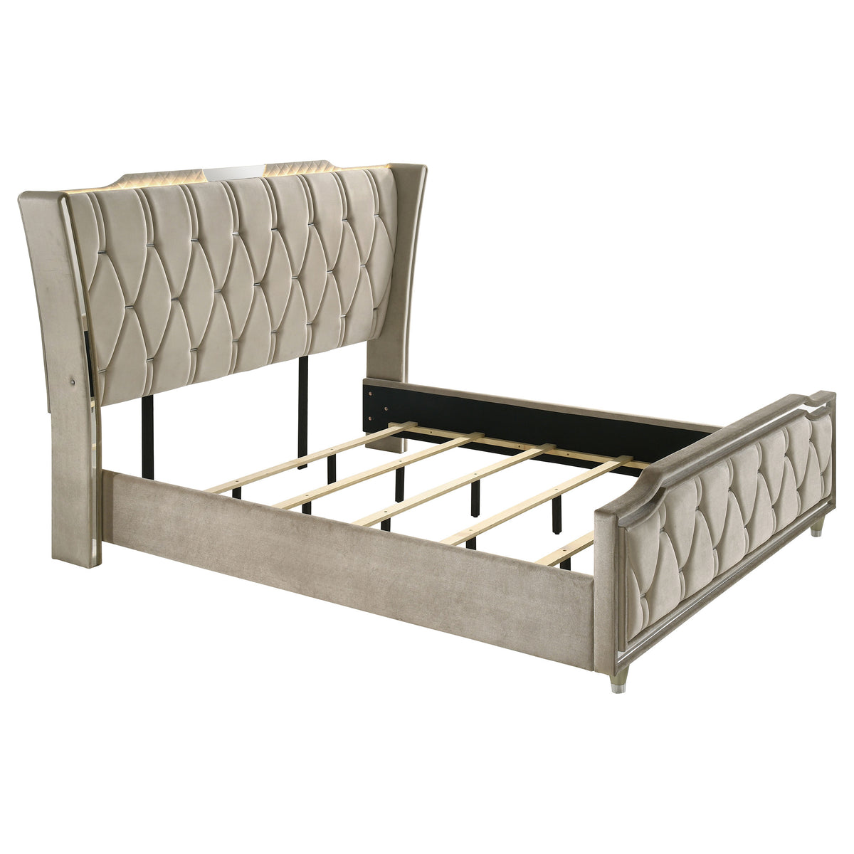Lorient 5-piece Bedroom Set with Dresser - California King, Ivory and Camel