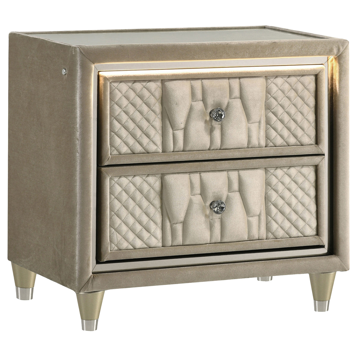 Lorient 5-piece Bedroom Set with Dresser - California King, Ivory and Camel