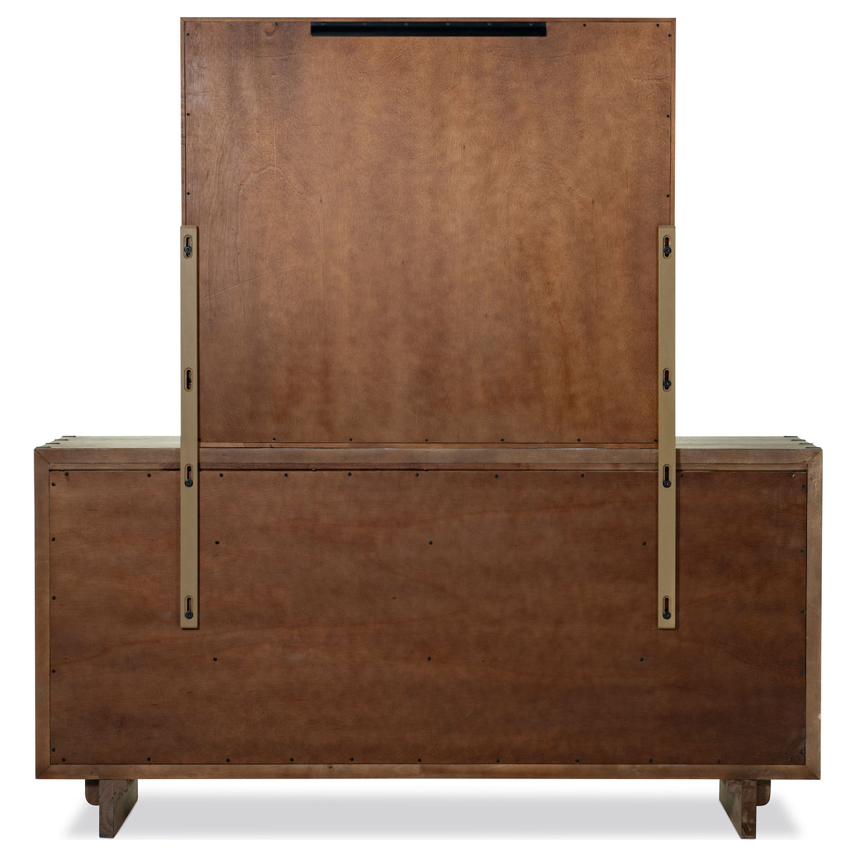 Stillwater Dresser Weathered Oak - With Mirror