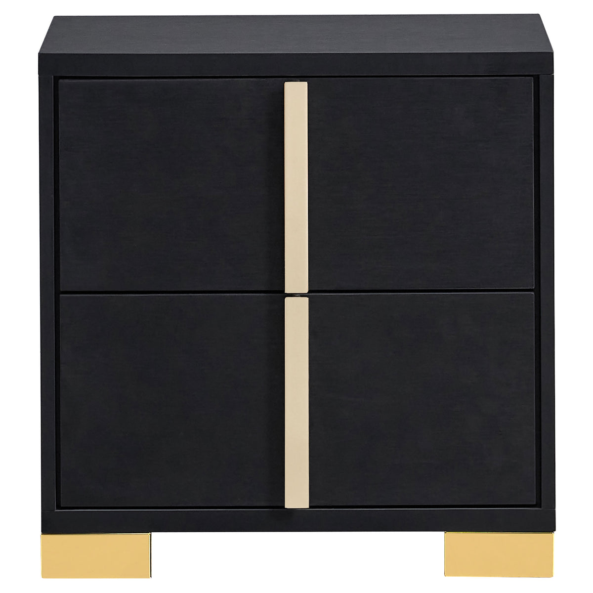 Marceline 2-drawer Nightstand - Black