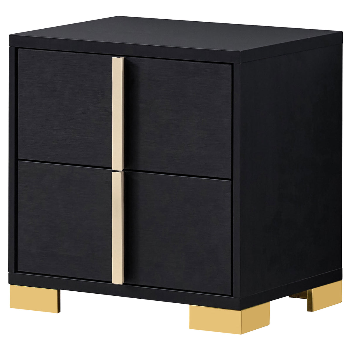 Marceline 2-drawer Nightstand - Black