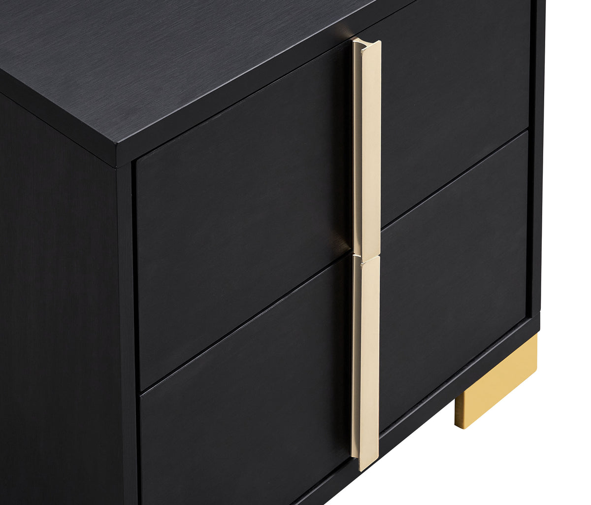 Marceline 2-drawer Nightstand - Black