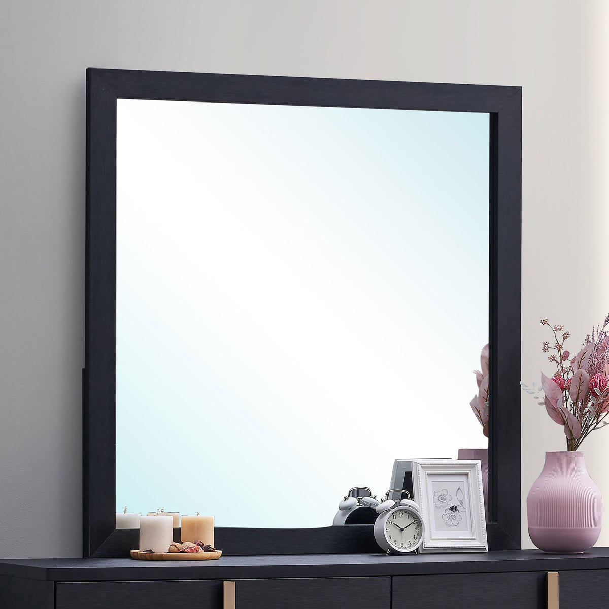 Marceline Dresser Mirror - Black