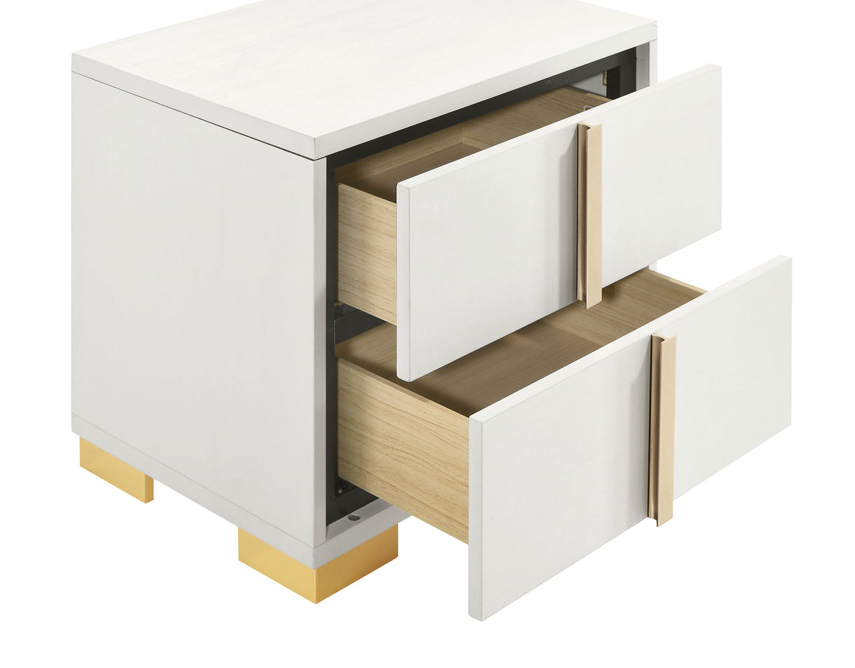Marceline 2-drawer Nightstand - White