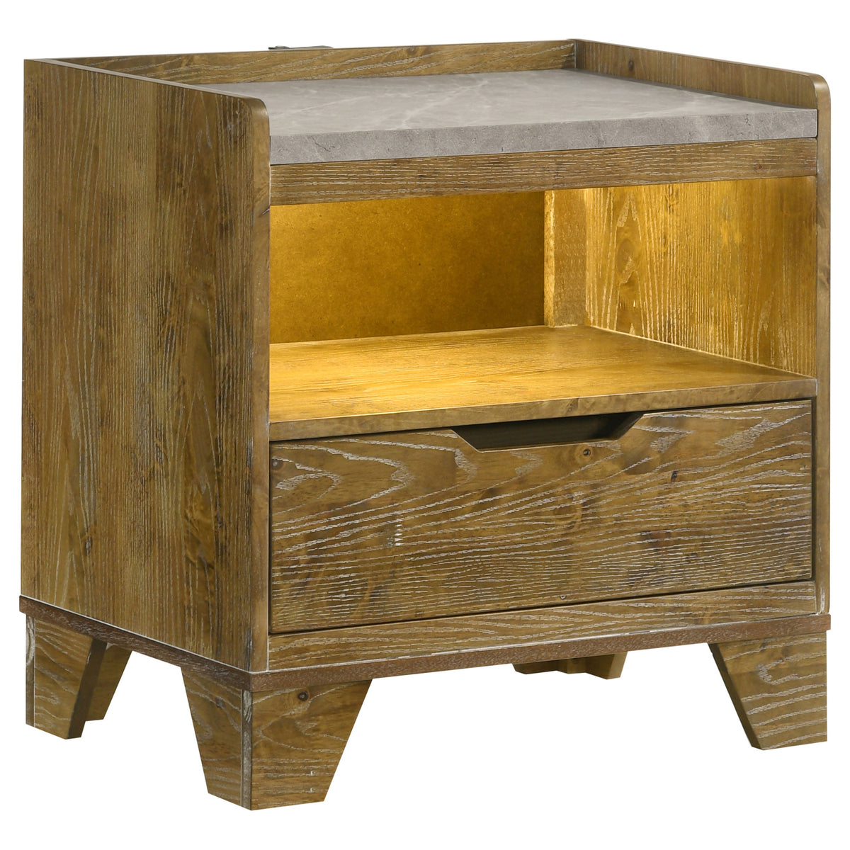 Henderson 5-piece Bedroom Set Medium Oak - Queen
