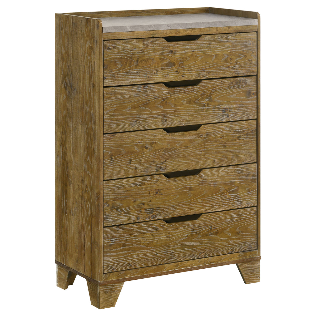 Henderson 5-piece Bedroom Set Medium Oak - Queen