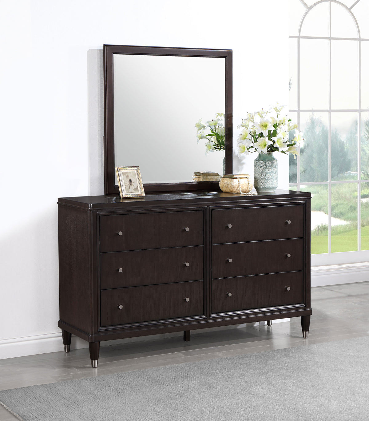 Emberlyn 6-drawer Dresser Brown - With Mirror