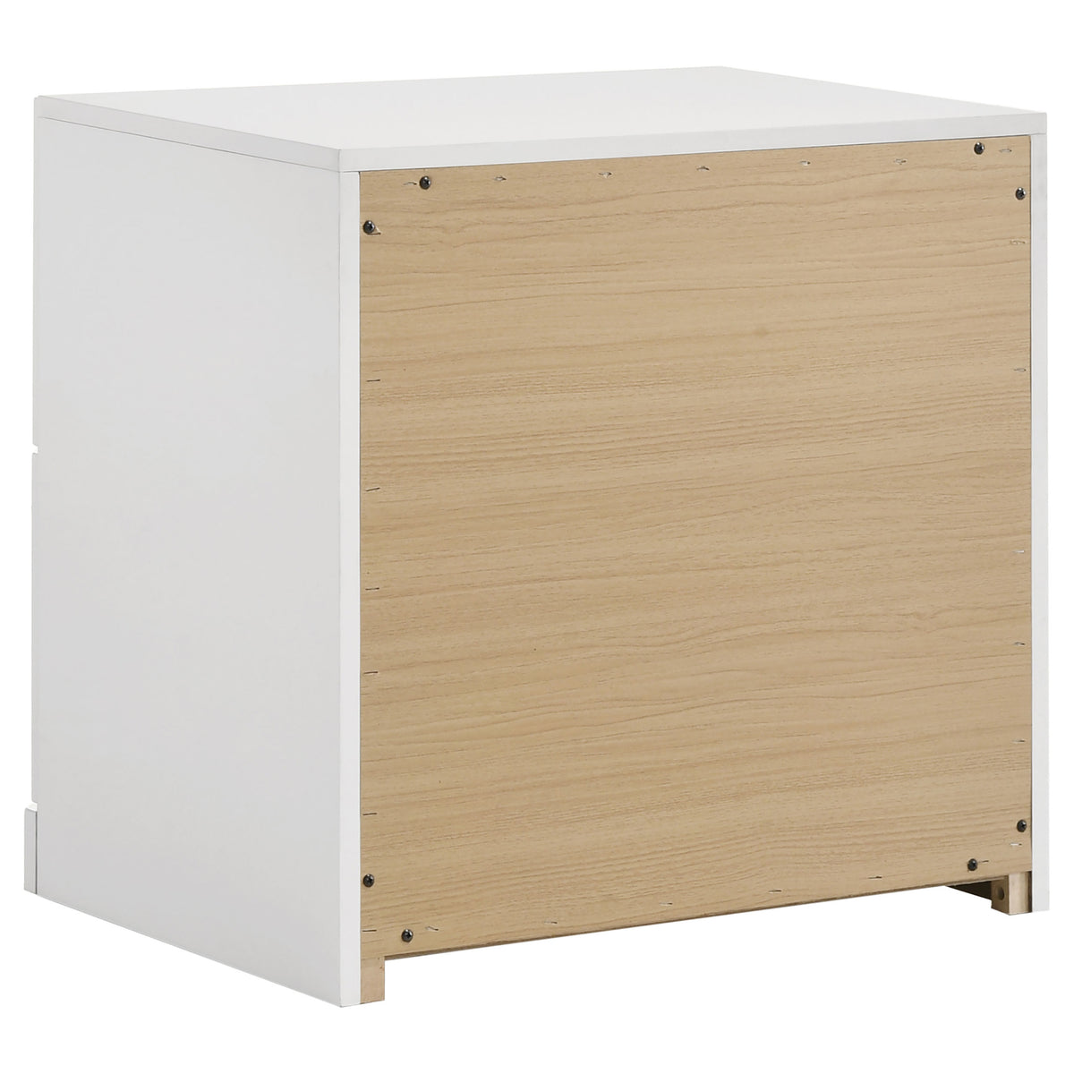 Ines 5-piece Bedroom Set White High Gloss - Eastern King, Navy
