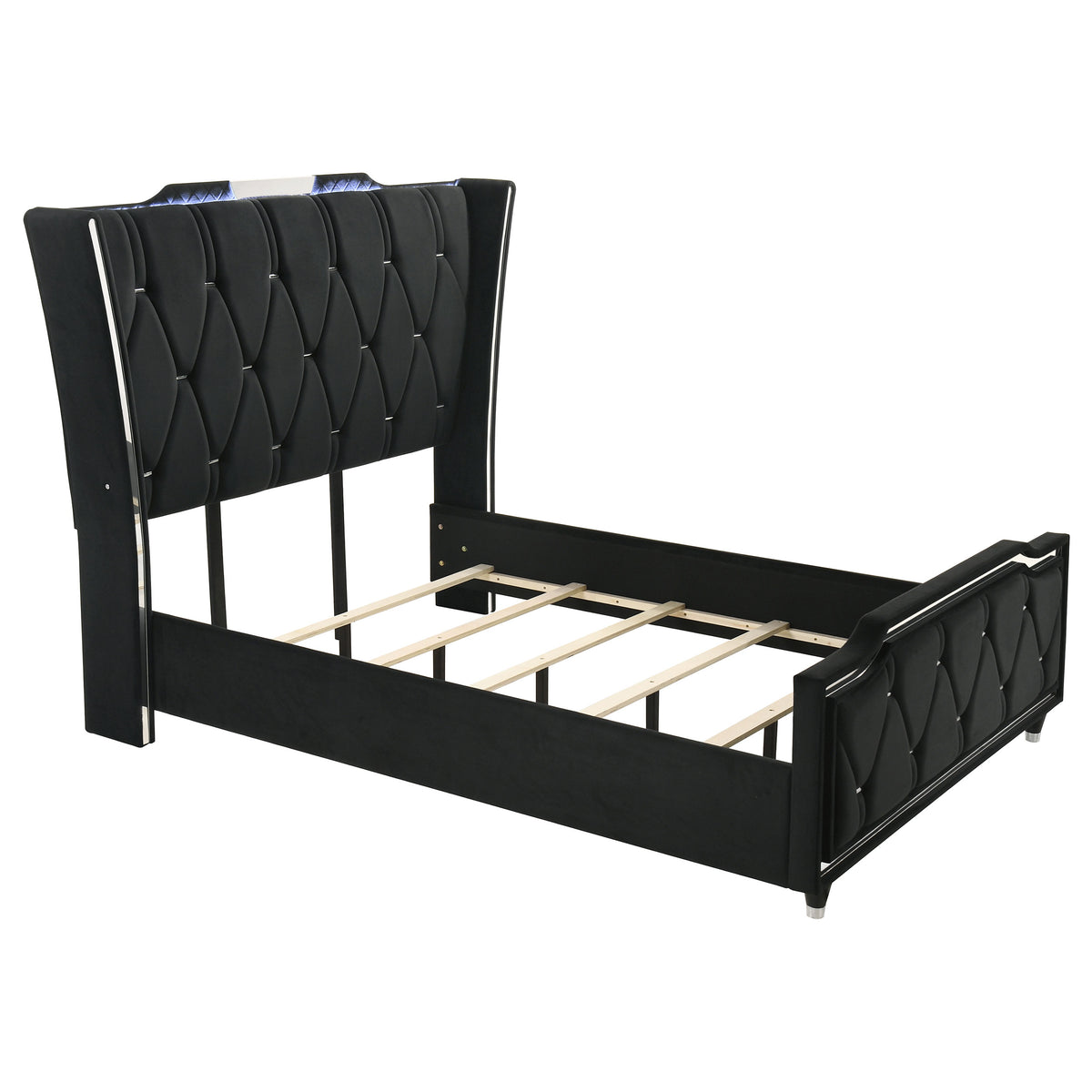 Lorient 5-piece Bedroom Set with Dresser - Queen, Black