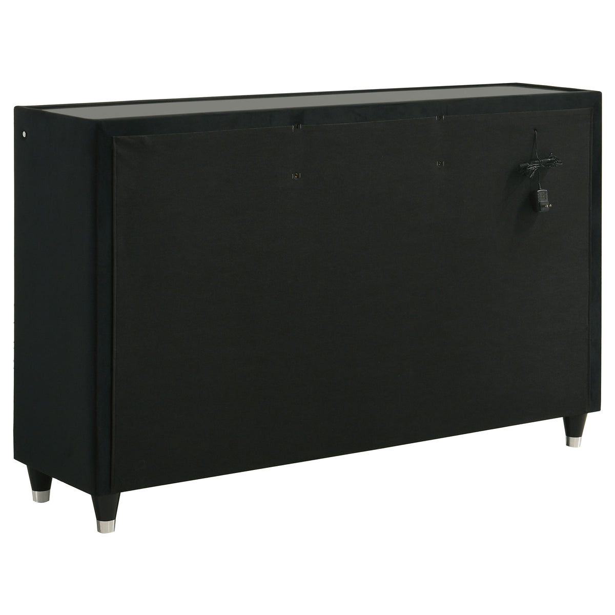 Lorient 5-piece Bedroom Set with Dresser - Queen, Black