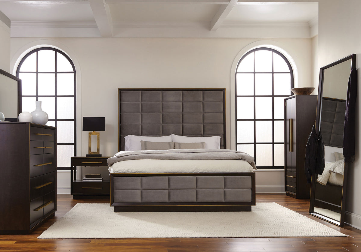 Durango 4-piece Bedroom Set Smoked Peppercorn - California King
