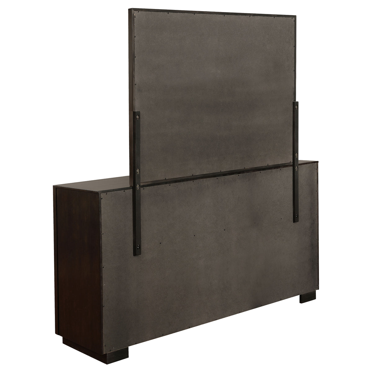 Durango 8-drawer Dresser - Smoked Peppercorn, With Mirror