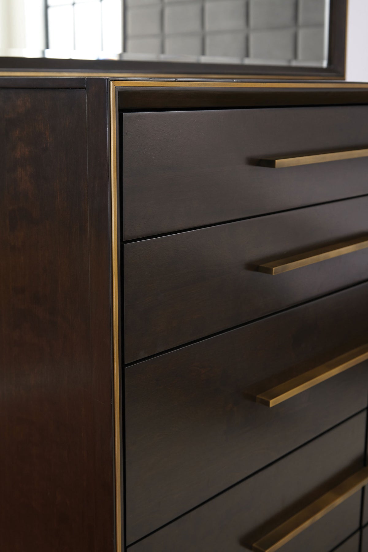 Durango 8-drawer Dresser - Smoked Peppercorn, With Mirror