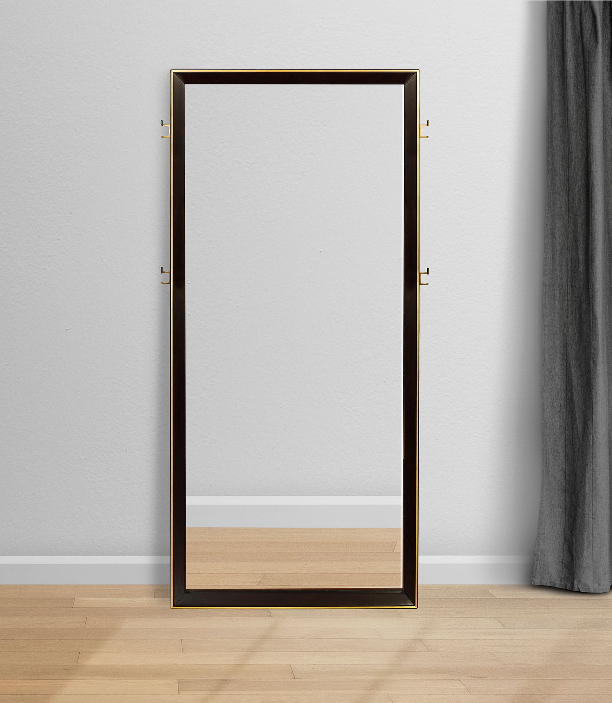 Durango 80-inch Standing Floor Mirror - Smoked Peppercorn