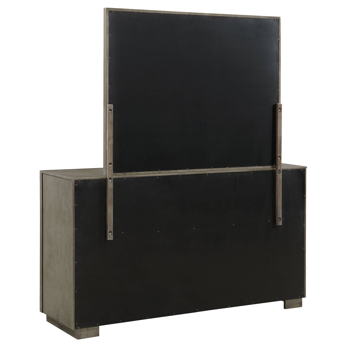 Durango 8-drawer Dresser - Taupe Oak, With Mirror