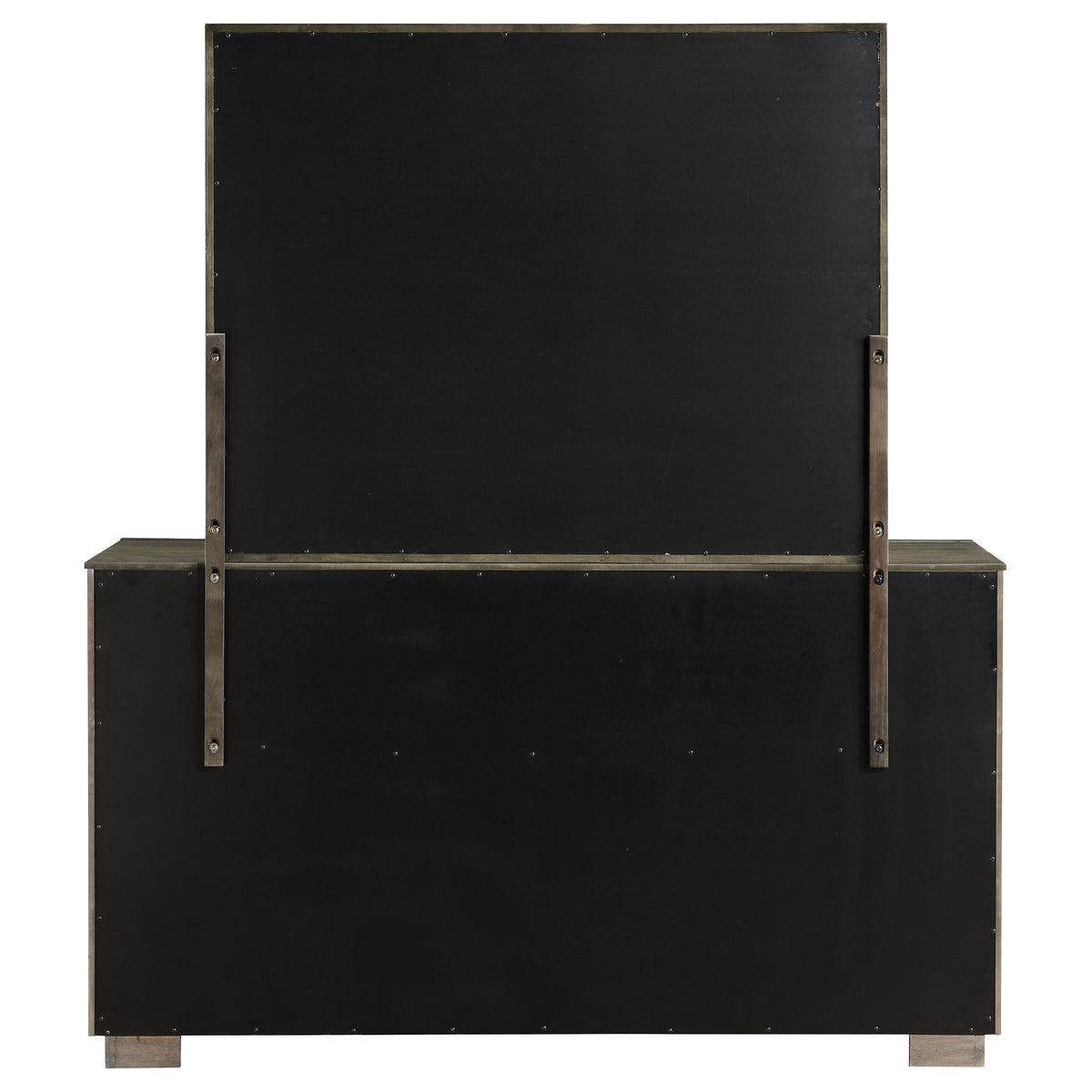 Durango 8-drawer Dresser - Taupe Oak, With Mirror