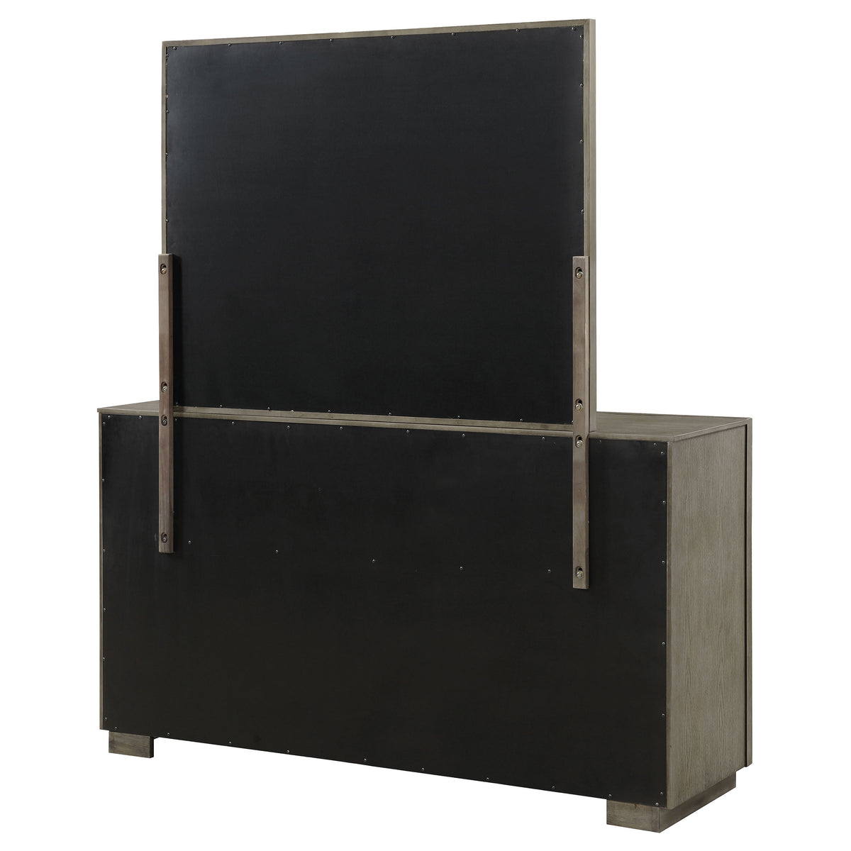 Durango 8-drawer Dresser - Taupe Oak, With Mirror