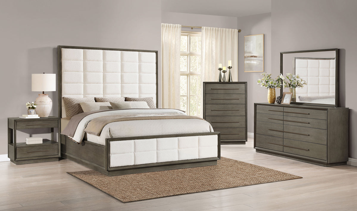 Durango 8-drawer Dresser - Taupe Oak, With Mirror