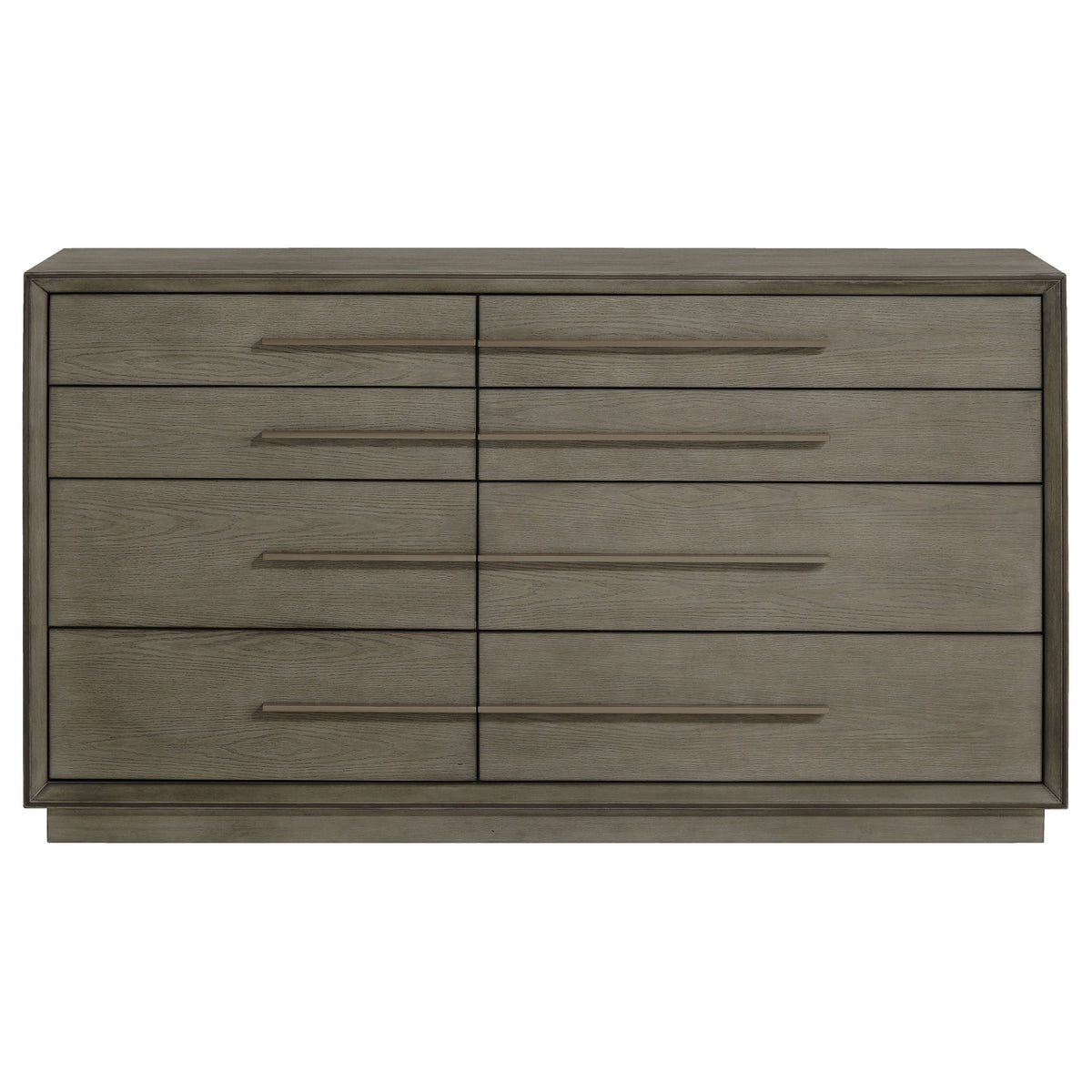 Durango 8-drawer Dresser - Taupe Oak, Without Mirror