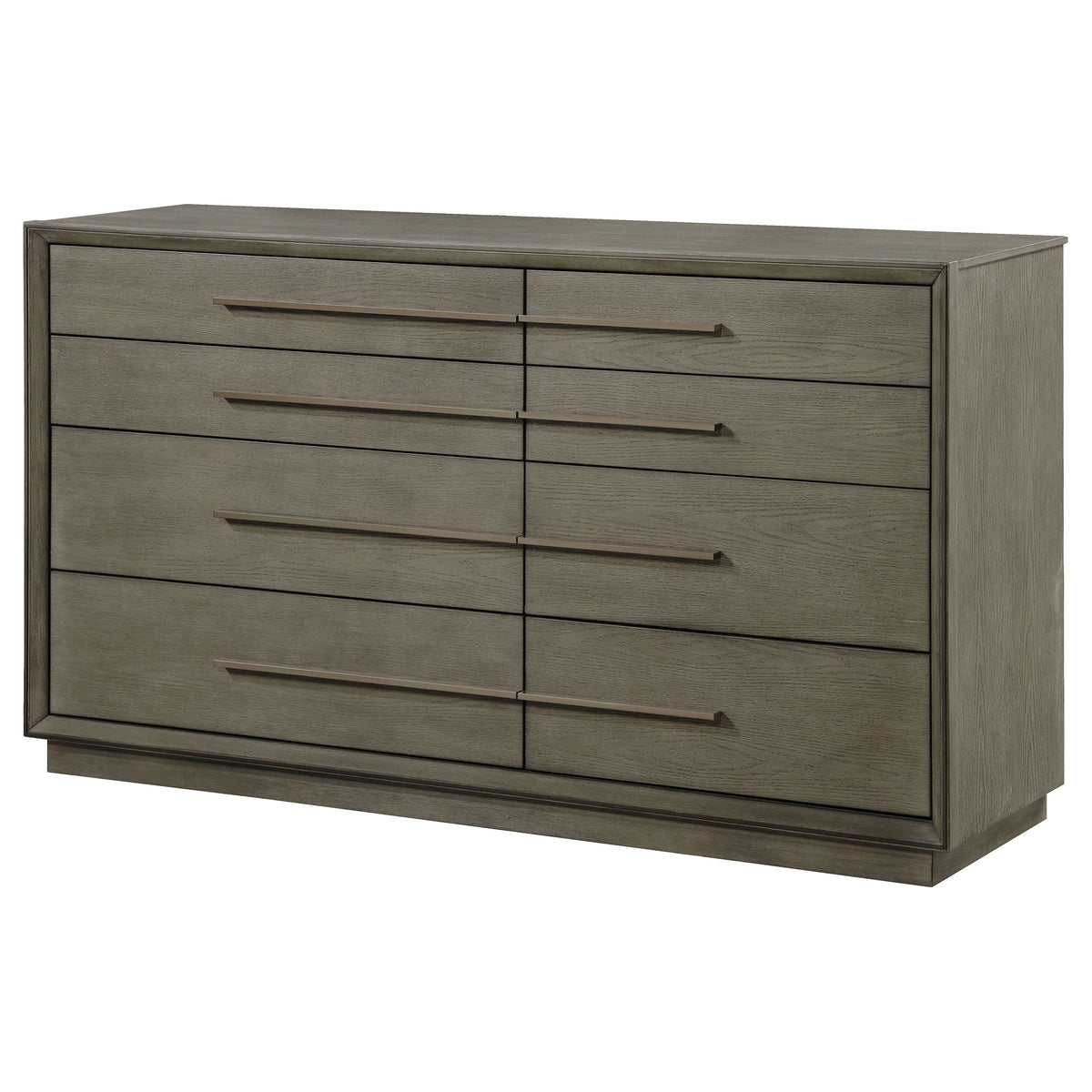 Durango 8-drawer Dresser - Taupe Oak, Without Mirror