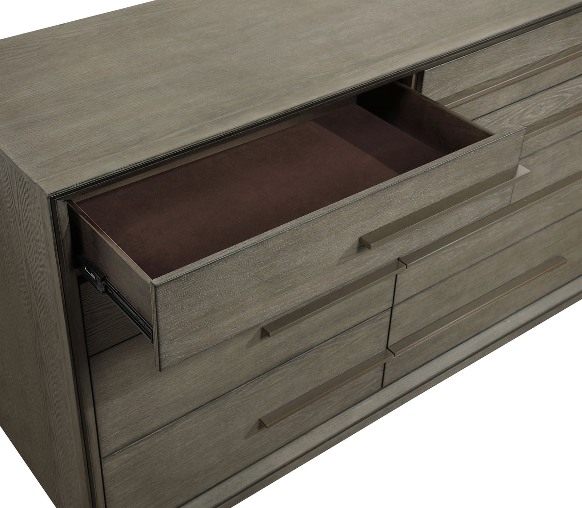 Durango 8-drawer Dresser - Taupe Oak, Without Mirror