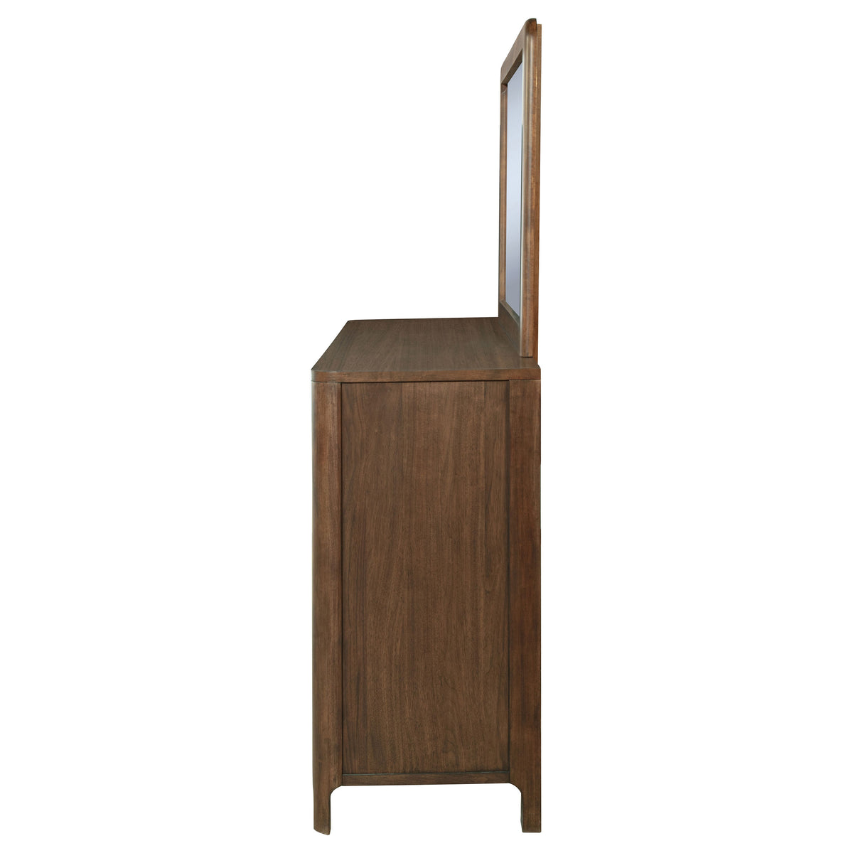 Maderia 8-drawer Dresser Walnut - With Mirror