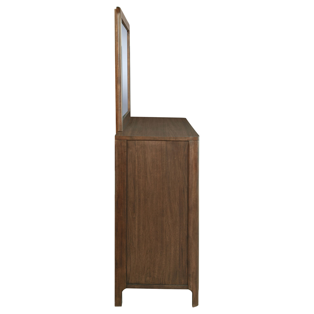 Maderia 8-drawer Dresser Walnut - With Mirror