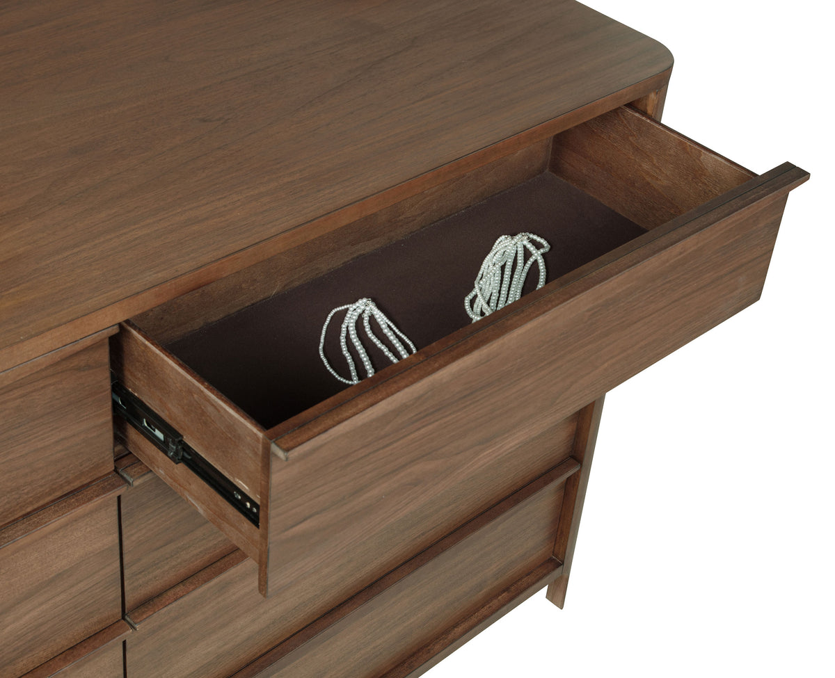 Maderia 8-drawer Dresser Walnut - Without Mirror