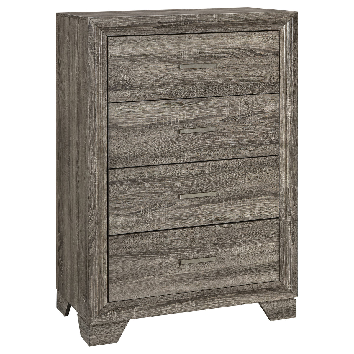 Wright 5-piece Bedroom Set Brown Oak - Eastern King