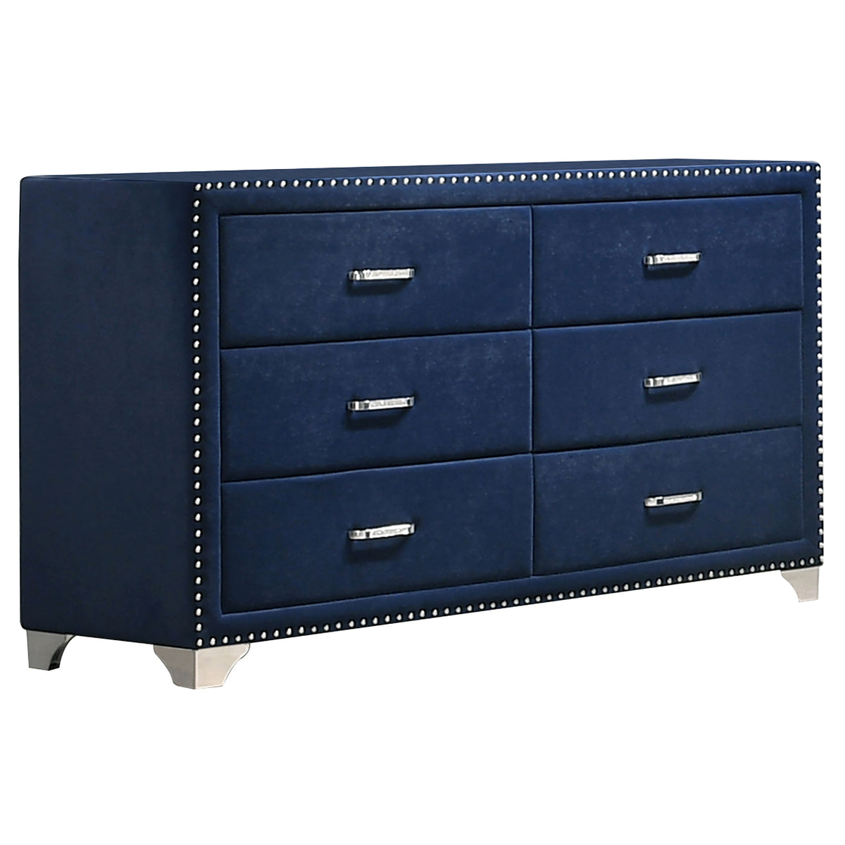 Melody 5-piece Bedroom Set - Eastern King, Pacific Blue