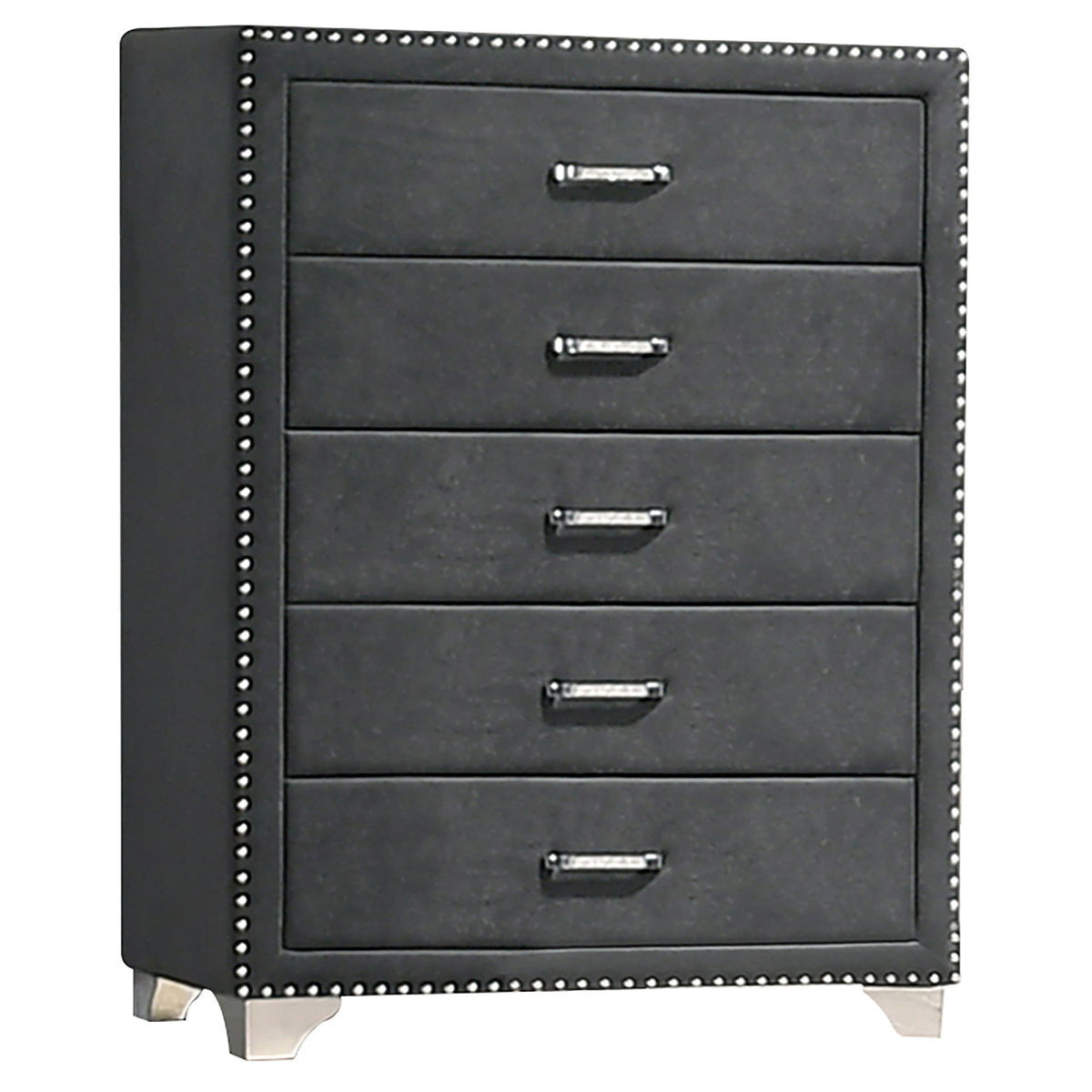 Melody 4-piece Bedroom Set - Eastern King, Grey