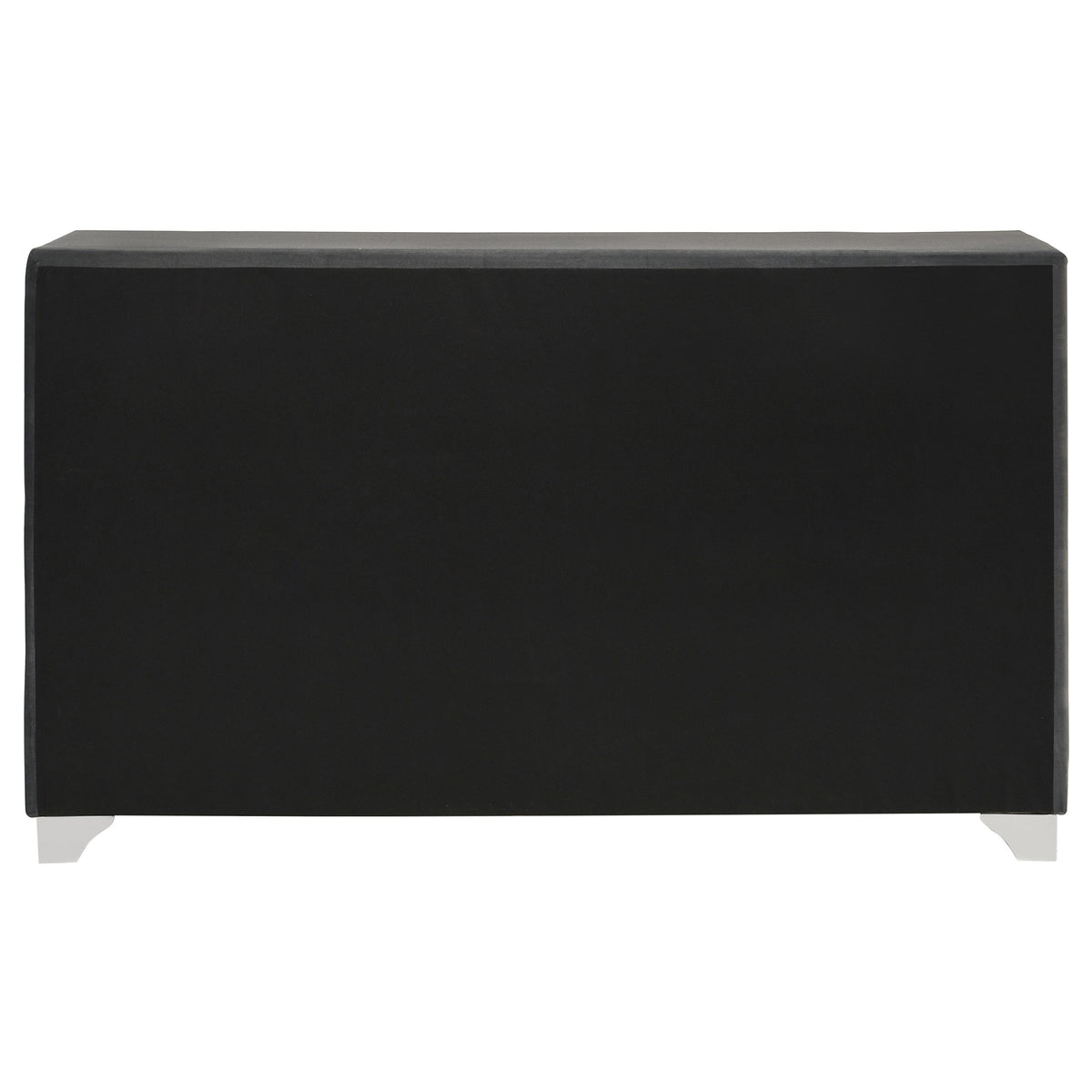 Melody 6-drawer Upholstered Dresser - Grey, Without Mirror