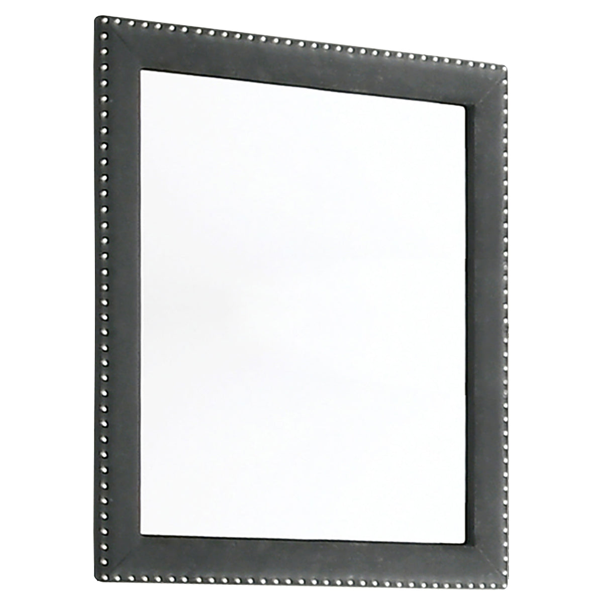 Melody Upholstered Dresser Mirror - Grey