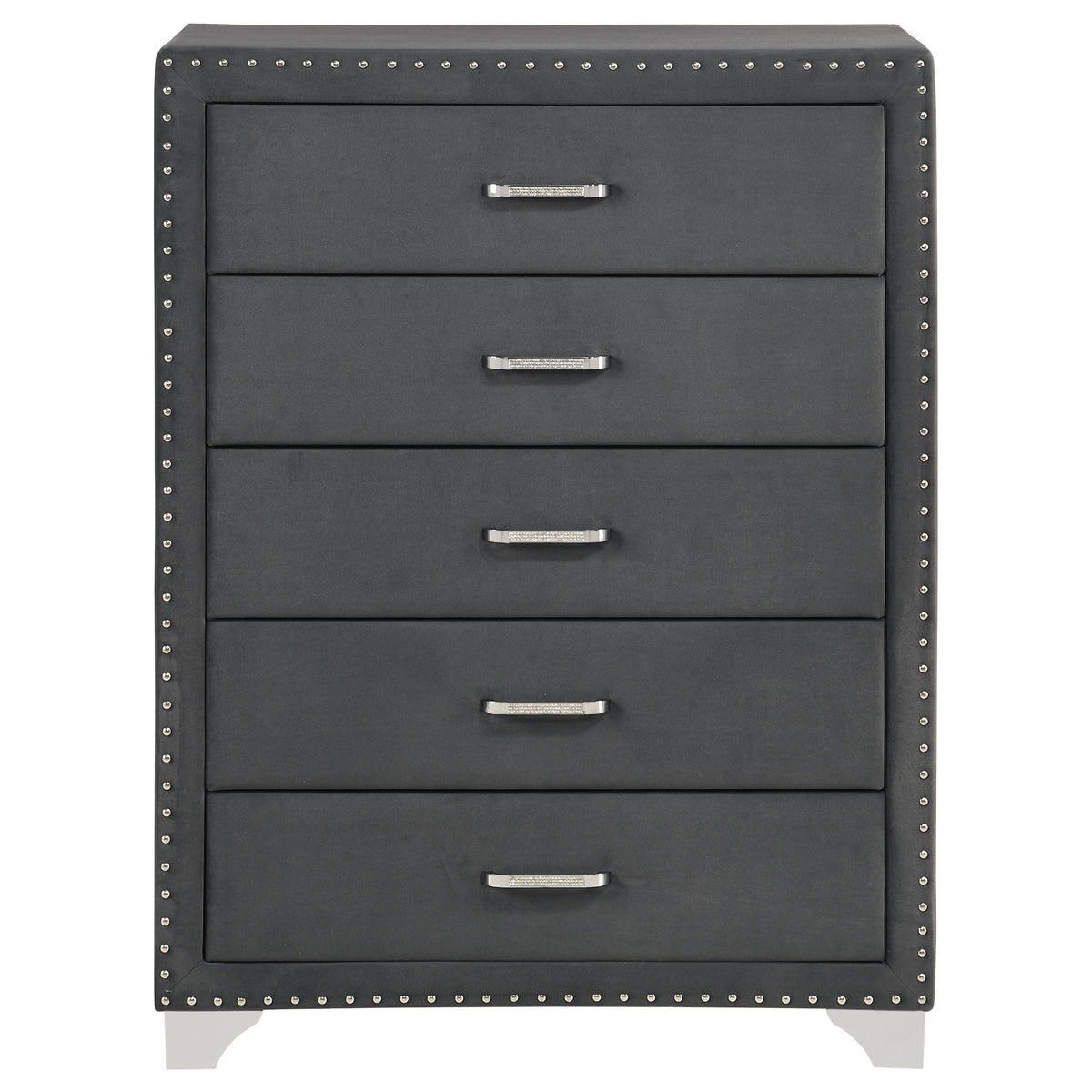 Melody 5-drawer Bedroom Chest - Grey