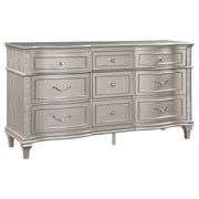 Evangeline 9-drawer Dresser Silver Oak - Without Mirror